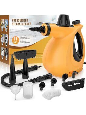 Multi-Purpose Handheld Steam Cleaner with 11 Accessories for Deep Cleaning Home